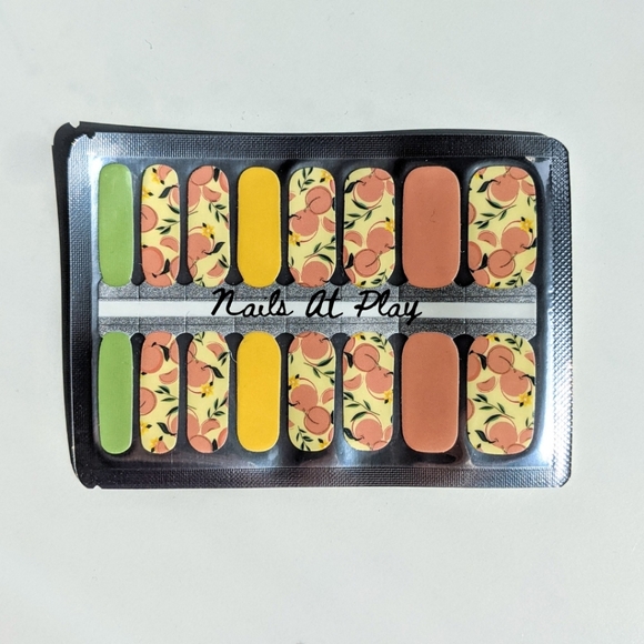 Nails at Play Other - 5 for $15 Nail Wraps- Peach Pie